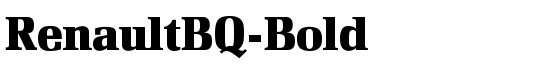 RenaultBQ-Bold - Download Thousands of Free Fonts at FontZone.net