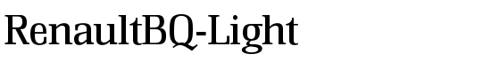 RenaultBQ-Light - Download Thousands of Free Fonts at FontZone.net