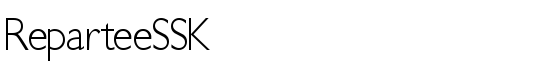 ReparteeSSK - Download Thousands of Free Fonts at FontZone.net