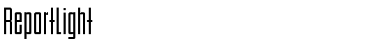 ReportLight - Download Thousands of Free Fonts at FontZone.net