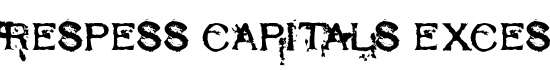 Respess Capitals Excessive - Download Thousands of Free Fonts at FontZone.net