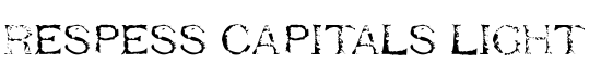 Respess Capitals Light - Download Thousands of Free Fonts at FontZone.net