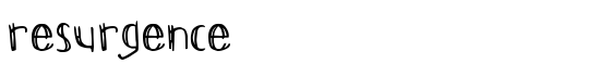 Resurgence - Download Thousands of Free Fonts at FontZone.net