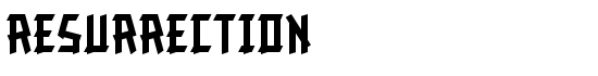 Resurrection - Download Thousands of Free Fonts at FontZone.net
