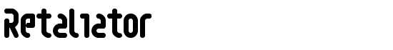 Retaliator - Download Thousands of Free Fonts at FontZone.net