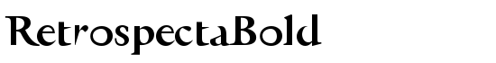 RetrospectaBold - Download Thousands of Free Fonts at FontZone.net