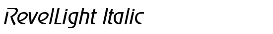 RevelLight Italic - Download Thousands of Free Fonts at FontZone.net