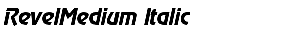 RevelMedium Italic - Download Thousands of Free Fonts at FontZone.net
