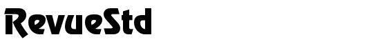 RevueStd - Download Thousands of Free Fonts at FontZone.net