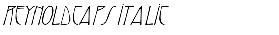 ReynoldCaps Italic - Download Thousands of Free Fonts at FontZone.net