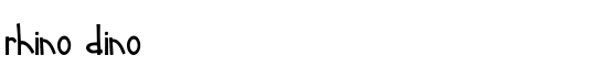 rhino dino - Download Thousands of Free Fonts at FontZone.net