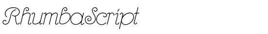 RhumbaScript - Download Thousands of Free Fonts at FontZone.net
