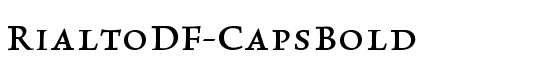 RialtoDF-CapsBold - Download Thousands of Free Fonts at FontZone.net