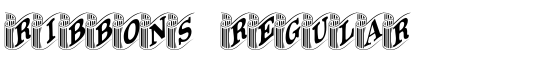 Ribbons Regular - Download Thousands of Free Fonts at FontZone.net