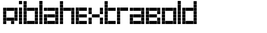 RiblahExtraBold - Download Thousands of Free Fonts at FontZone.net