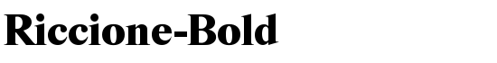 Riccione-Bold - Download Thousands of Free Fonts at FontZone.net