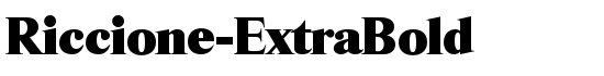 Riccione-ExtraBold - Download Thousands of Free Fonts at FontZone.net