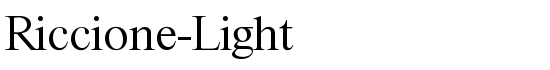 Riccione-Light - Download Thousands of Free Fonts at FontZone.net
