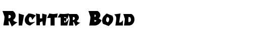 Richter Bold - Download Thousands of Free Fonts at FontZone.net