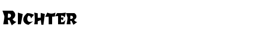 Richter - Download Thousands of Free Fonts at FontZone.net