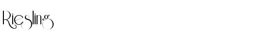 Riesling - Download Thousands of Free Fonts at FontZone.net