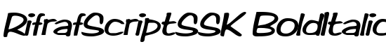 RifrafScriptSSK BoldItalic - Download Thousands of Free Fonts at FontZone.net