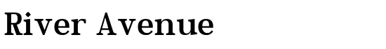 River Avenue - Download Thousands of Free Fonts at FontZone.net