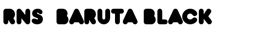 RNS  BARUTA BLACK - Download Thousands of Free Fonts at FontZone.net
