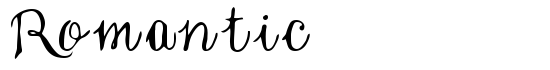 Romantic - Download Thousands of Free Fonts at FontZone.net