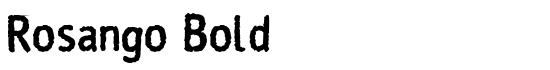 Rosango Bold - Download Thousands of Free Fonts at FontZone.net