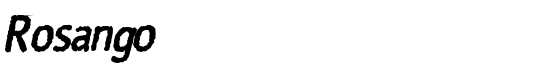 Rosango - Download Thousands of Free Fonts at FontZone.net