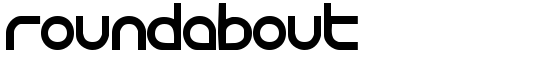 roundabout - Download Thousands of Free Fonts at FontZone.net