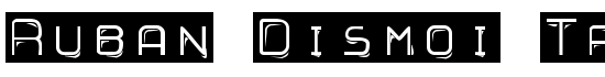 Ruban Dismoi Tryout - Download Thousands of Free Fonts at FontZone.net
