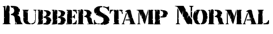 RubberStamp Normal - Download Thousands of Free Fonts at FontZone.net