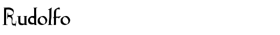 Rudolfo - Download Thousands of Free Fonts at FontZone.net