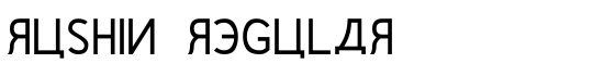 Rushin Regular - Download Thousands of Free Fonts at FontZone.net