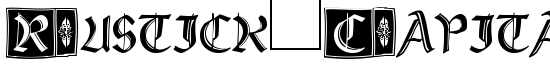 Rustick_Capitals - Download Thousands of Free Fonts at FontZone.net