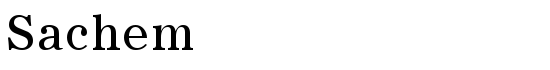 Sachem - Download Thousands of Free Fonts at FontZone.net