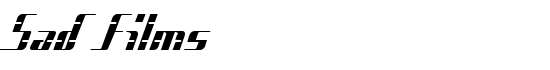 Sad Films - Download Thousands of Free Fonts at FontZone.net