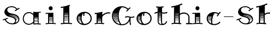 SailorGothic-Shaded - Download Thousands of Free Fonts at FontZone.net