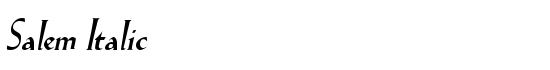 Salem Italic - Download Thousands of Free Fonts at FontZone.net