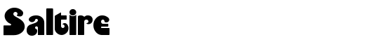 Saltire - Download Thousands of Free Fonts at FontZone.net
