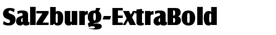 Salzburg-ExtraBold - Download Thousands of Free Fonts at FontZone.net