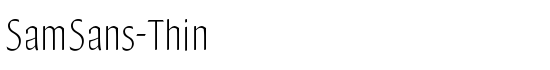 SamSans-Thin - Download Thousands of Free Fonts at FontZone.net