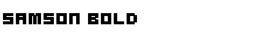 Samson Bold - Download Thousands of Free Fonts at FontZone.net