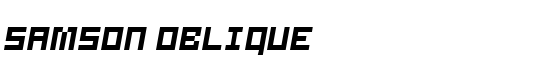Samson Oblique - Download Thousands of Free Fonts at FontZone.net
