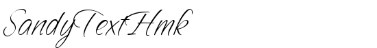 SandyTextHmk - Download Thousands of Free Fonts at FontZone.net
