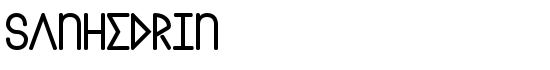 Sanhedrin - Download Thousands of Free Fonts at FontZone.net