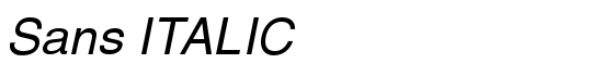 Sans ITALIC - Download Thousands of Free Fonts at FontZone.net