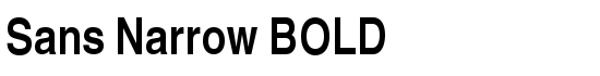 Sans Narrow BOLD - Download Thousands of Free Fonts at FontZone.net
